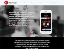 Tablet Screenshot of mobifusion.com